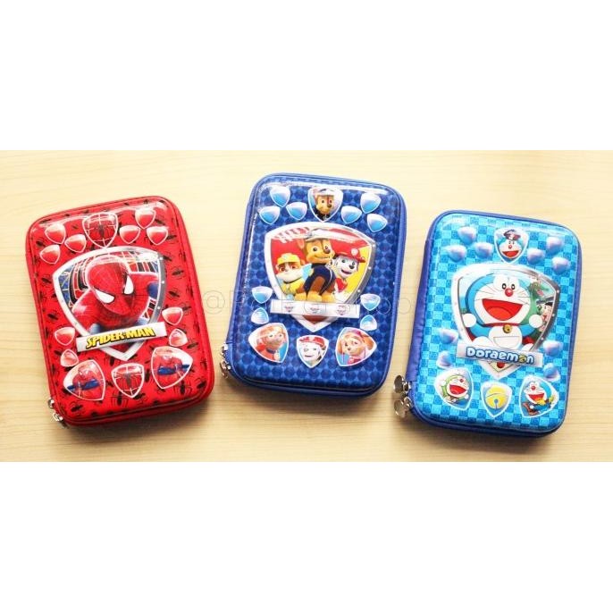 

monggo] Kotak Tempat Pensil Anak Hardtop Alat Tulis Karakter Kartun Pencil Cas