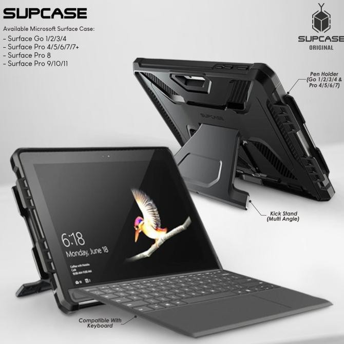 Baru Case Supcase Microsoft Surface Pro 11 10 9 8 7 Plus 6 5 4 Surface Go 4 3 2 1 Cover Casing Hardc