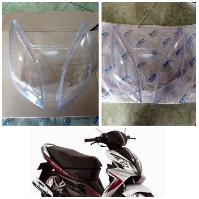 KACA MIKA LAMPU DEPAN SKYWAVE