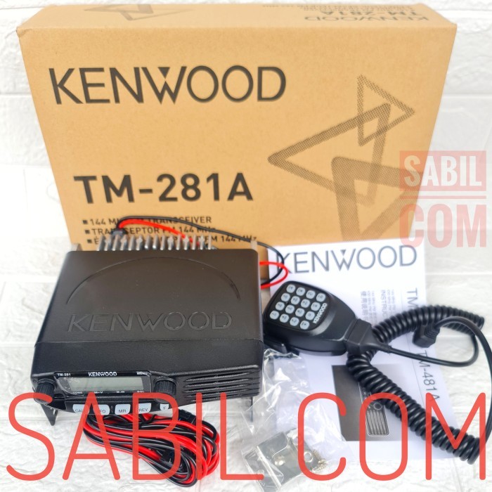 TERLARIS RADIO RIG KENWOOD TM-281A VHF RADIO RIG MOBIL KENWOOD TM 281 TM 281A