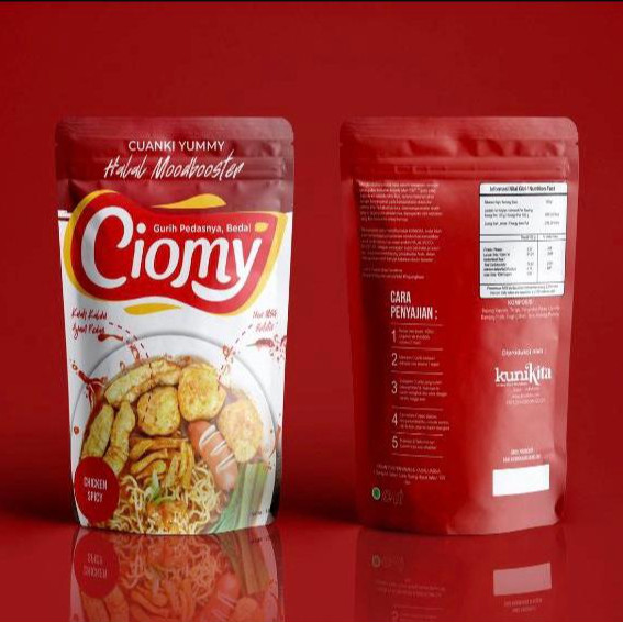 

Ciomy Cuanki Ayam Pedas - Pouch (Tanpa MSG)