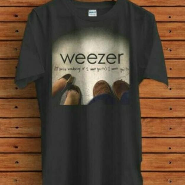 Promo Kaos Weezer T-Shirt Musik Weezer