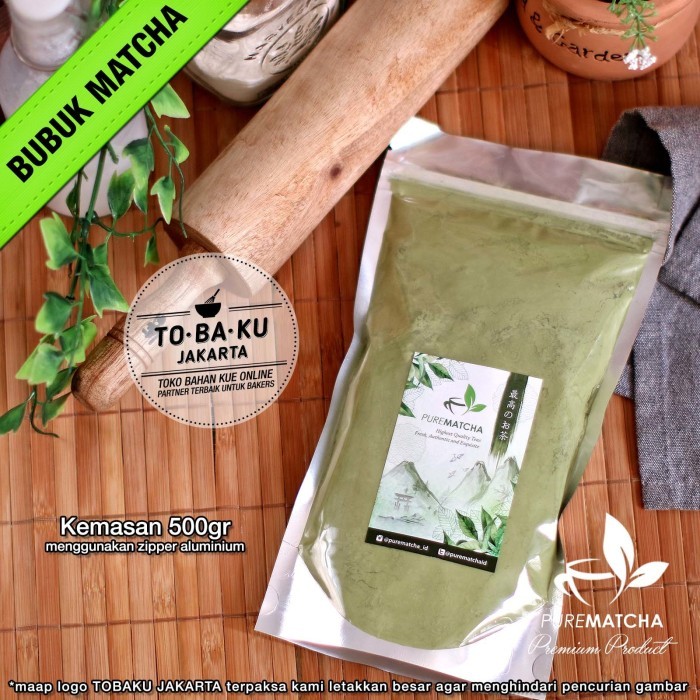 

Pure Matcha / Greentea Pure Powder Teh Hijau Bubuk Purematcha 500Gr