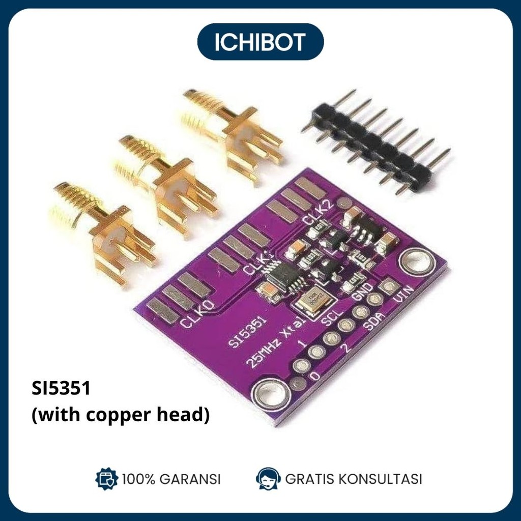 Generator Sinyal Frekuensi Tinggi Sinyal Square Wave SI5351