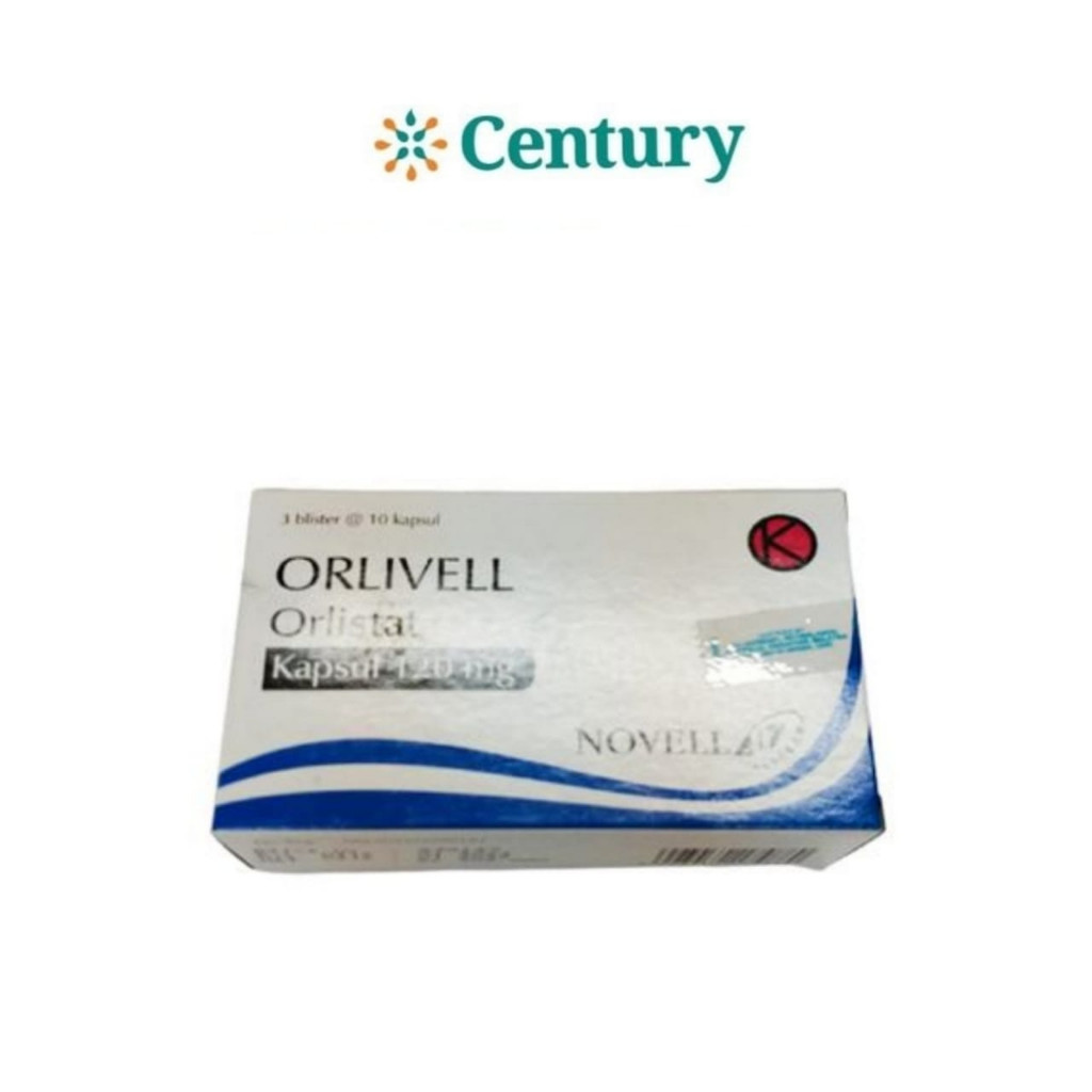 ORLIVELL 120 MG 1 STRIP/ ORLISTAT 120 MG / OBESITAS / XENICAL / VISTAT