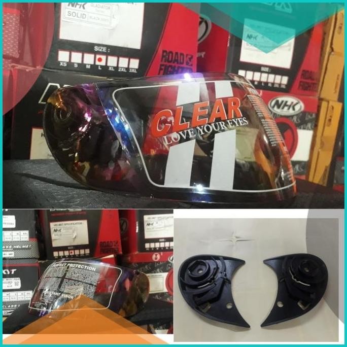 kaca helm mds full face mds sparta pelangi 140BZ4 perkakas