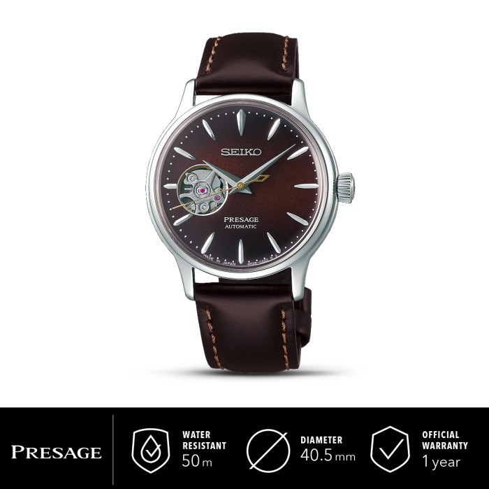Jam Tangan Wanita Seiko Presage Cocktail Time Automatic Kulit SSA783J1