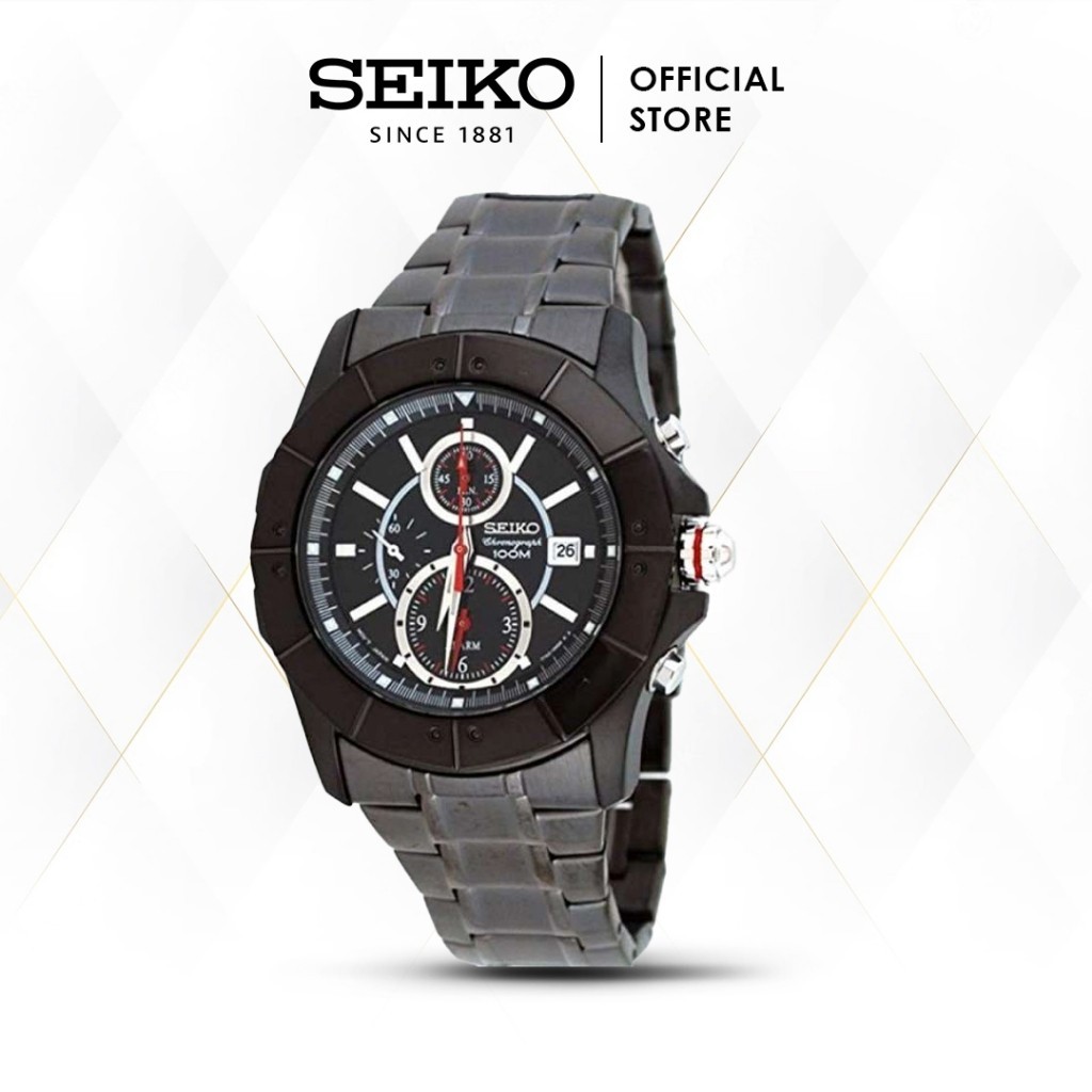 Jam Tangan Pria Seiko Lord Quartz Choronograph SNAD01P1 Original