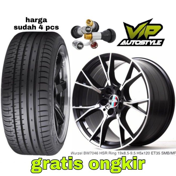paket velg mobil bmw ring 19 plush ban