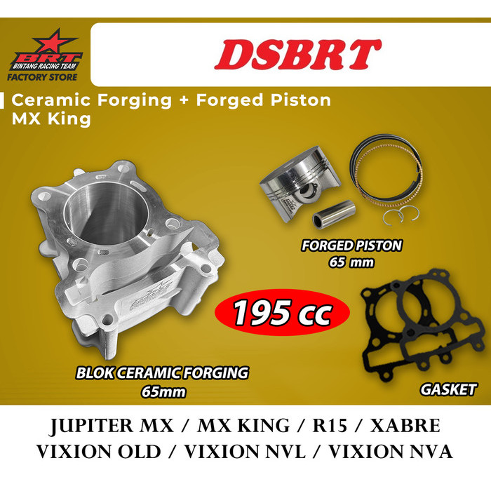 BLOK CERAMIC BRT 62 65 JUPITER MX KING VIXION NVL NVA R15 XABRE 62 65