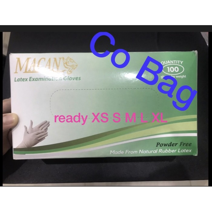 Sarung tangan latex non powder murah
