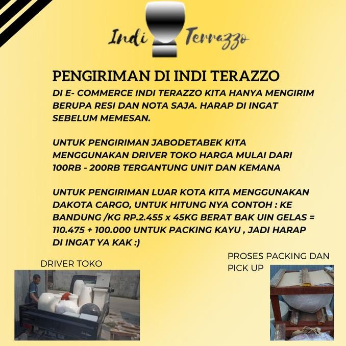 WASTAFEL TERASO BALI MARMER MINIMALIS KOTAK WASTAFEL CUCI TANGAN UNIK IRF