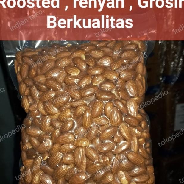 

Kacang Almond 1 Kg Panggang Renyah / Almond Roasted / Berkualitas