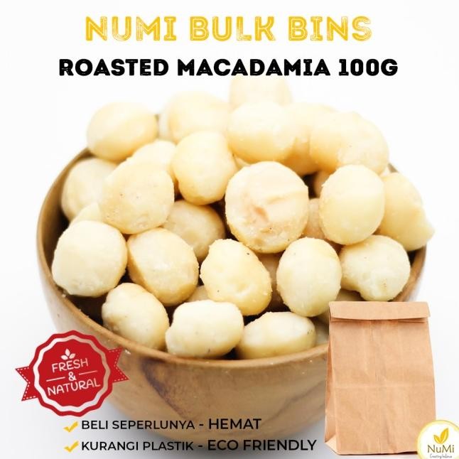 

Bulk Bin Roasted Macadaa Nuts Grade 1 Kacang Macadaa Panggang 100G