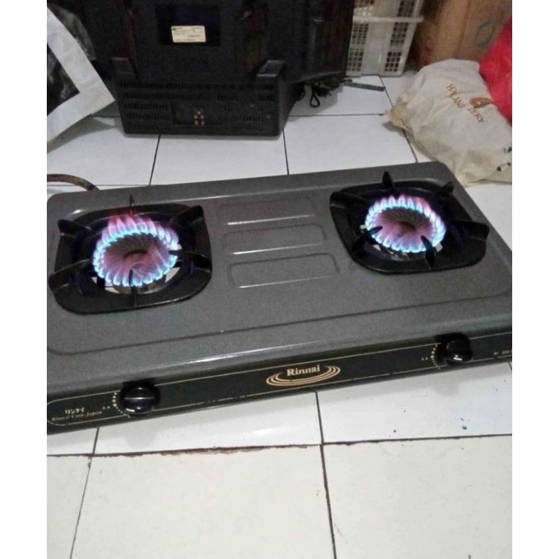 Kompor gas Rinnai 702 BGX + regulator