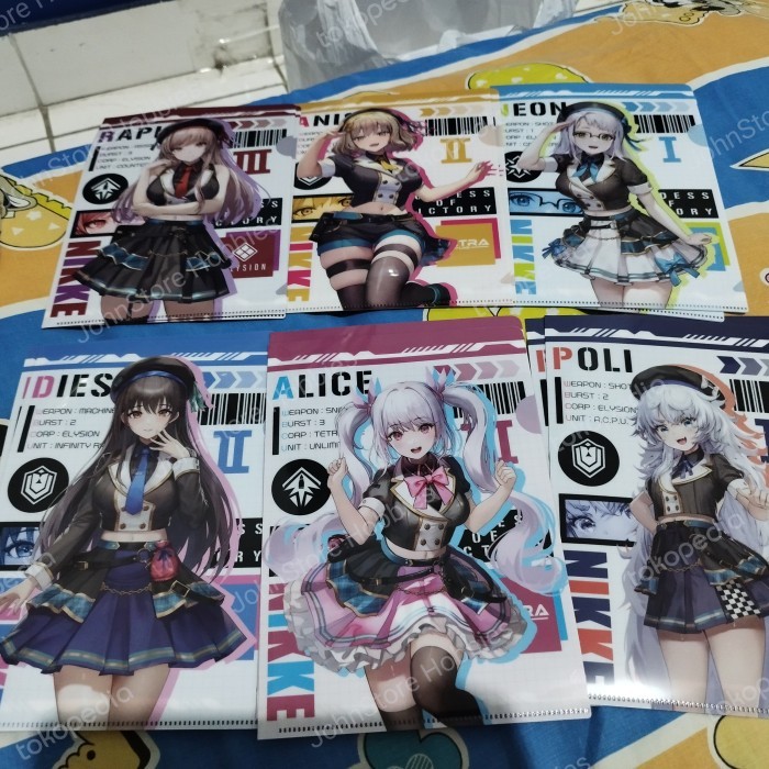 

BISA SPK! NIKKE X FamilyMart A5 Clear File