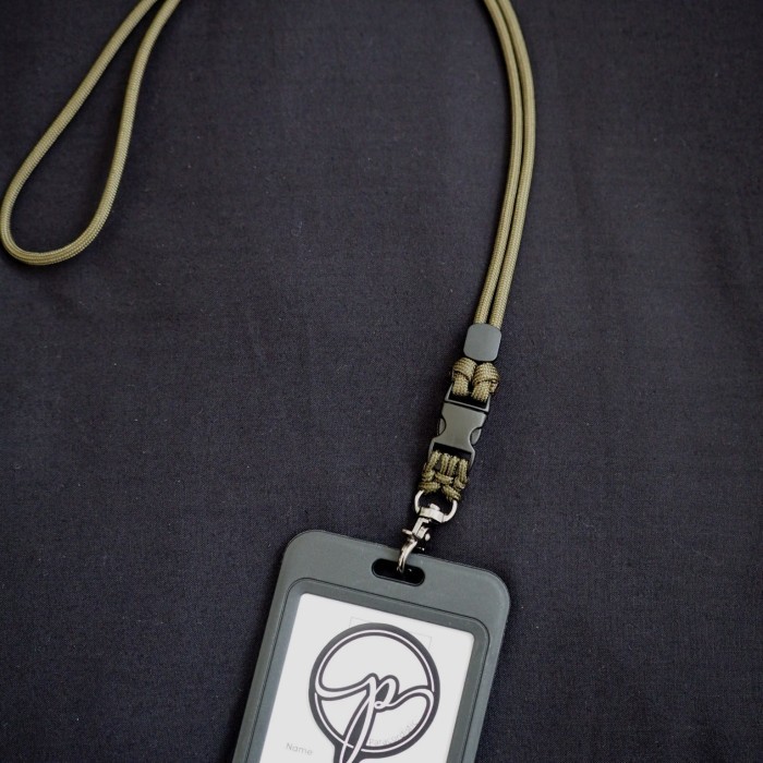 

HOT SALE! minimix lanyard Paracordistic detachable buckle card holder 2 sisi