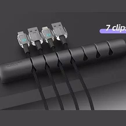 

Cable Organizer 7 Slot Clip Jepitan Kabel Organizer Cable Clip Silicon