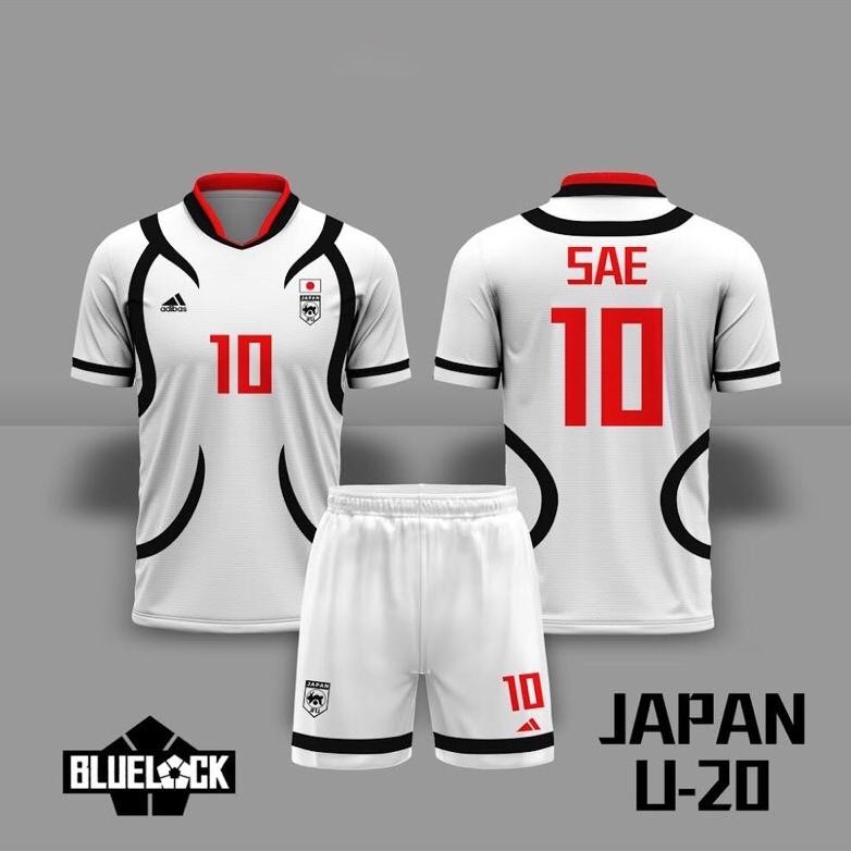 df-8 Jersey Anime Blue Lock Japan U 20 Original