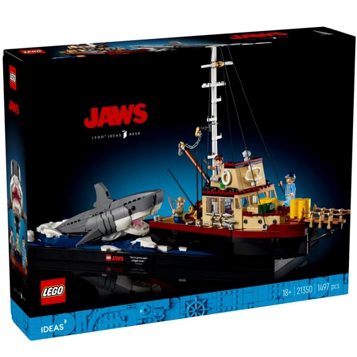 Lego Ideas Jaws 21350 New