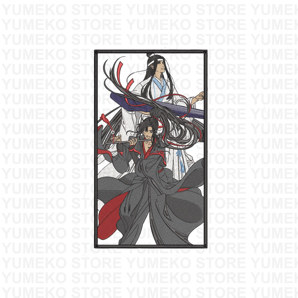 Kaos Bordir Anime - Lan Wangji | Mo Dao Zu Shi