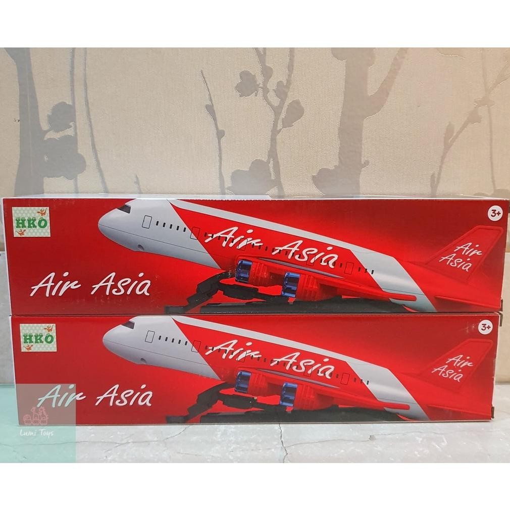 PROMO Mainan Pesawat Airasia Baterai Light & Sound A380-220 rt-69