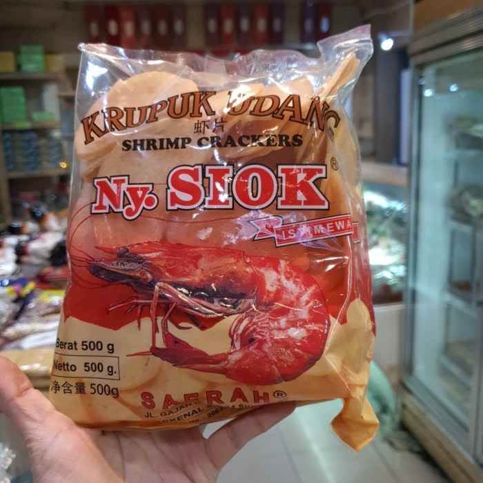 

BISA SPK! krupuk udang ny siok oval 500g