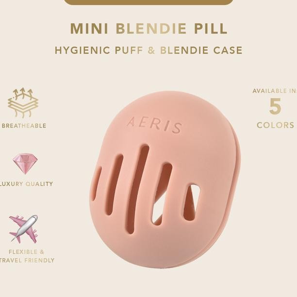 Aeris Beaut Ni Blendie Pill | Tempat Case Puff Beauty Blender Spons