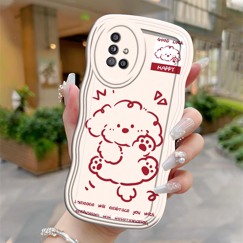 Casing Hp Untuk Samsung Galaxy A51 M40s Case Casing HP Kesing berpola Softcase gelombang transparan 