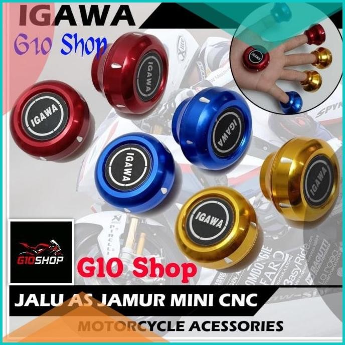 Jalu As Roda Mini CNC Igawa Motor Universal Beat , Mio , Vario , Lexi