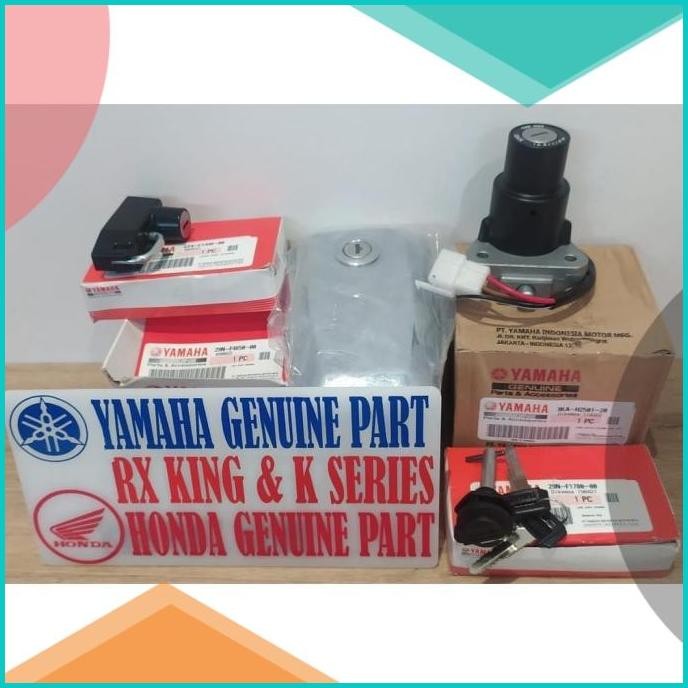 KUNCI ASSY RX KING BARU (KUNCI KONTAK, HELM, TUTUP BENSIN, BOX TOOLS)