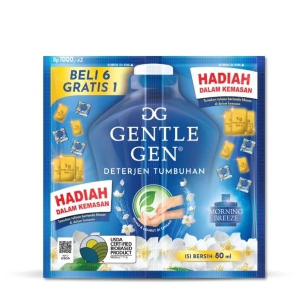 Gentle Gen Deterjen Cair Sachet 1Dus/Karton