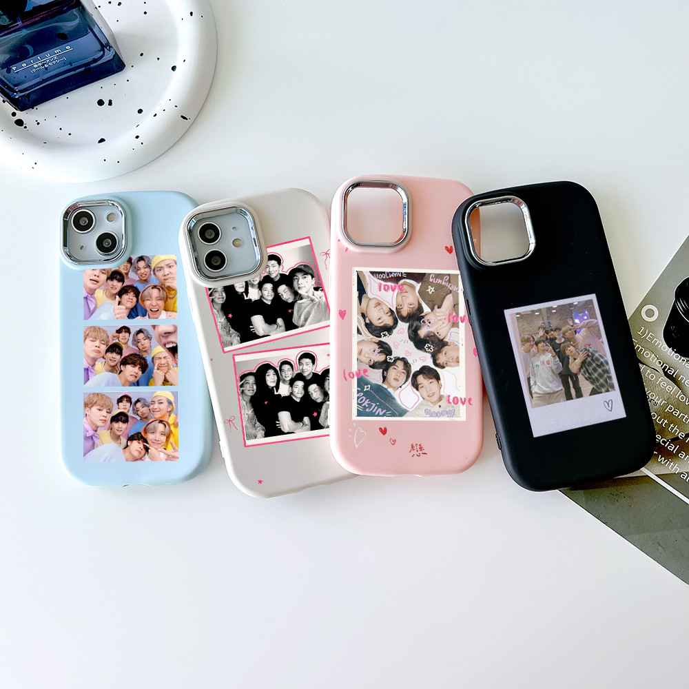 Premium Case SAMSUNG Casing SAMSUNG Full Cover SAMSUNG Motif BTS Group Photos Softcase SAMSUNG A02 A