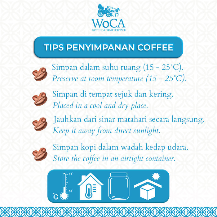 

Woca Kopi Bubuk Bali Robusta 20 Sachets