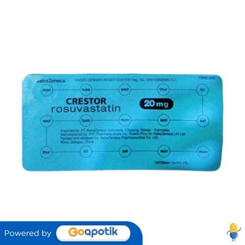 CRESTOR 20 MG STRIP 15 TABLET