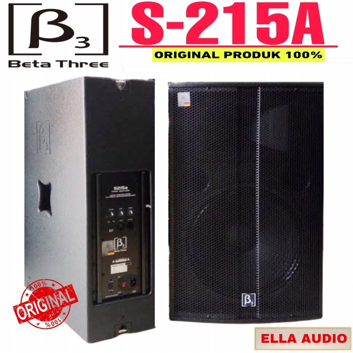 Speaker Beta 3 Sigma S-215A 15-inch Aktif Speaker Beta3 S215a