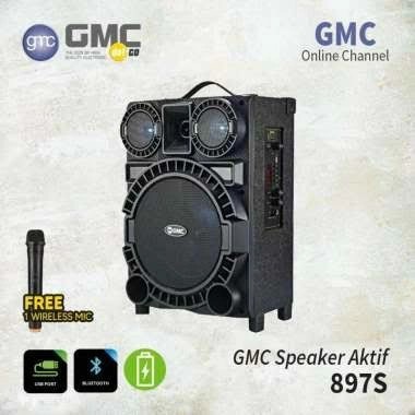 Speaker Portable bluetooth GMC 8 inch 897S