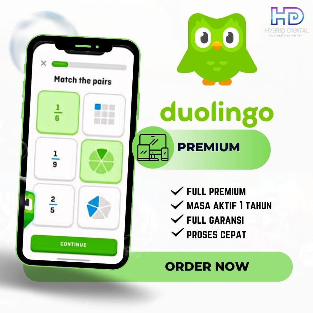 Duolingo Super 1 Tahun - Belajar Bahasa Aplikasi