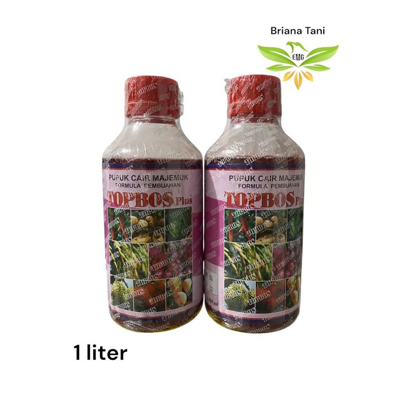 ￼Pupuk Cair Majemuk Topbos Merah Generatif 1L