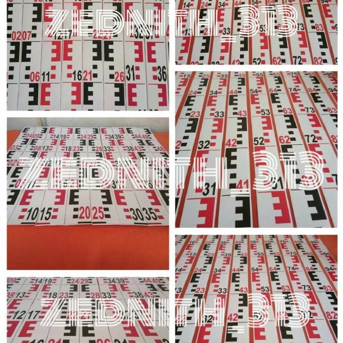 

TERMURAH - Stiker Rambu Ukur/Stiker Bak Ukur/Stiker Ukur