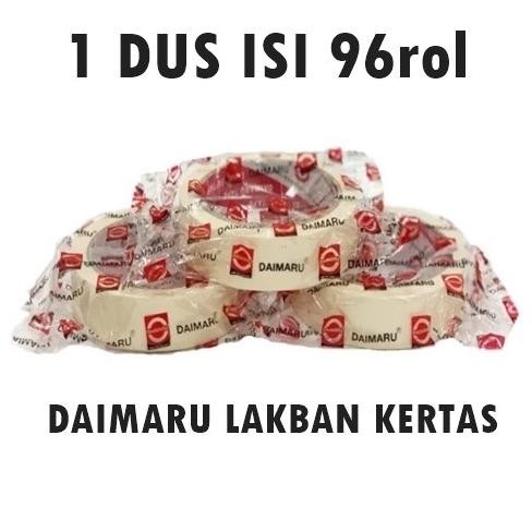 

TERMURAH - DAIMARU Lakban Kertas 1 DUS isi 96 rol