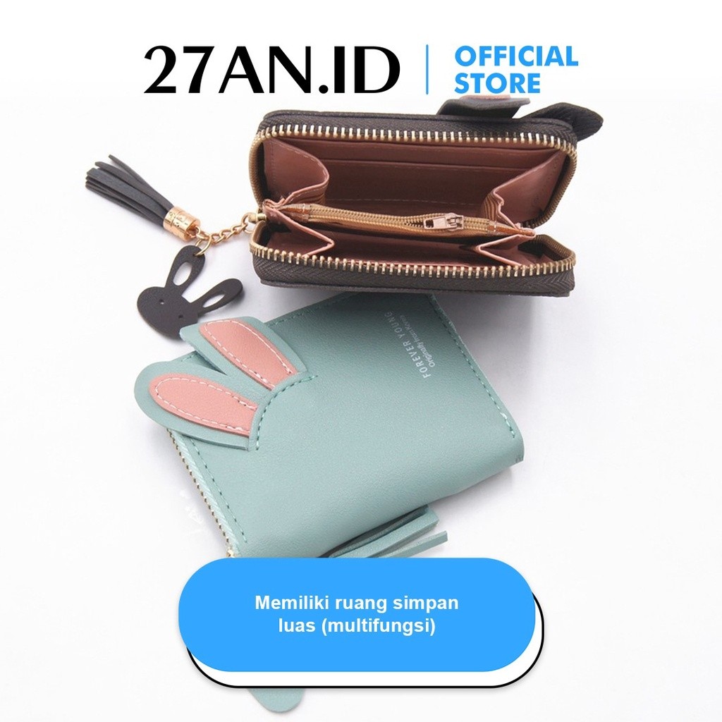 MURAH (27AN.ID) DOMPET KOIN WANITA D17 FASHION KOREA TRENDY PRAMIUM