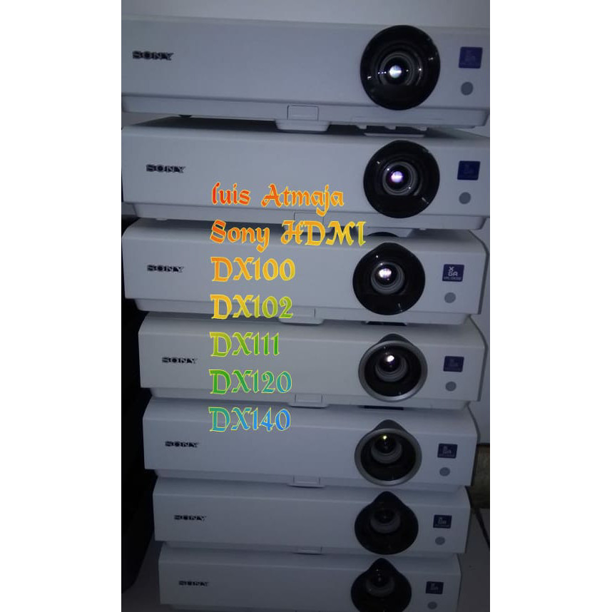anyar@ PROYEKTOR SONY DX100, DX102, DX111, DX120, DX131 DX140. HDMI PILIH.