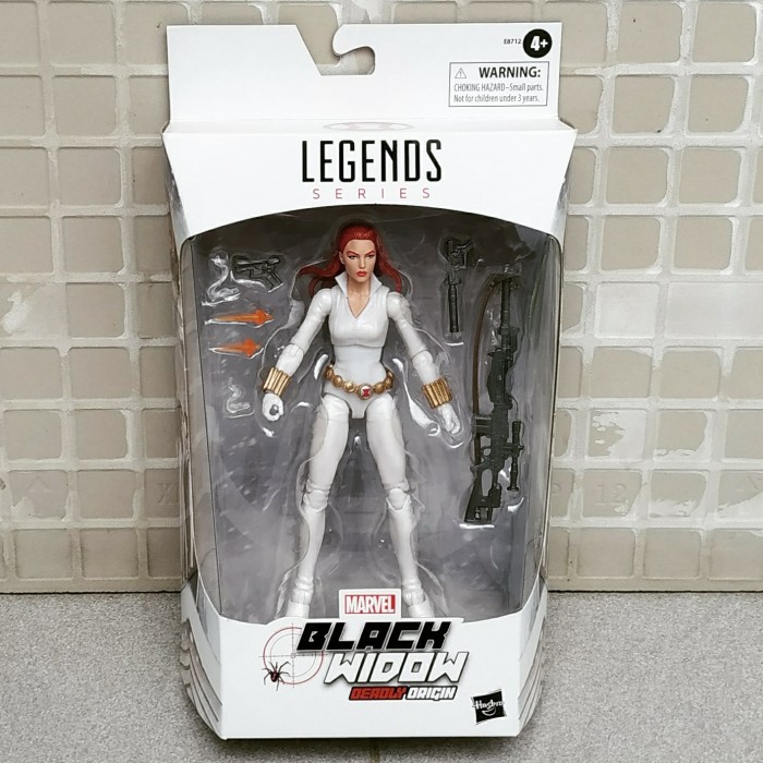 HASBRO MARVEL LEGENDS BLACK WIDOW WHITE SUIT COSTUME DEADLY ORIGIN