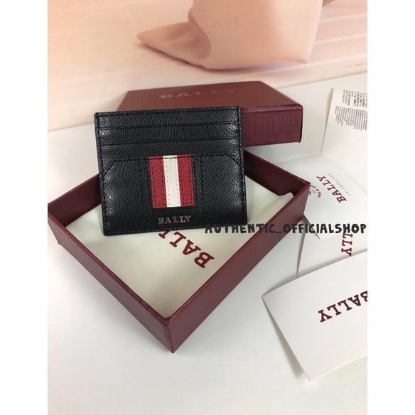 

BEBAS ONGKIR - [Authentic 100%] Bally Card Holder Thar Leather for Men