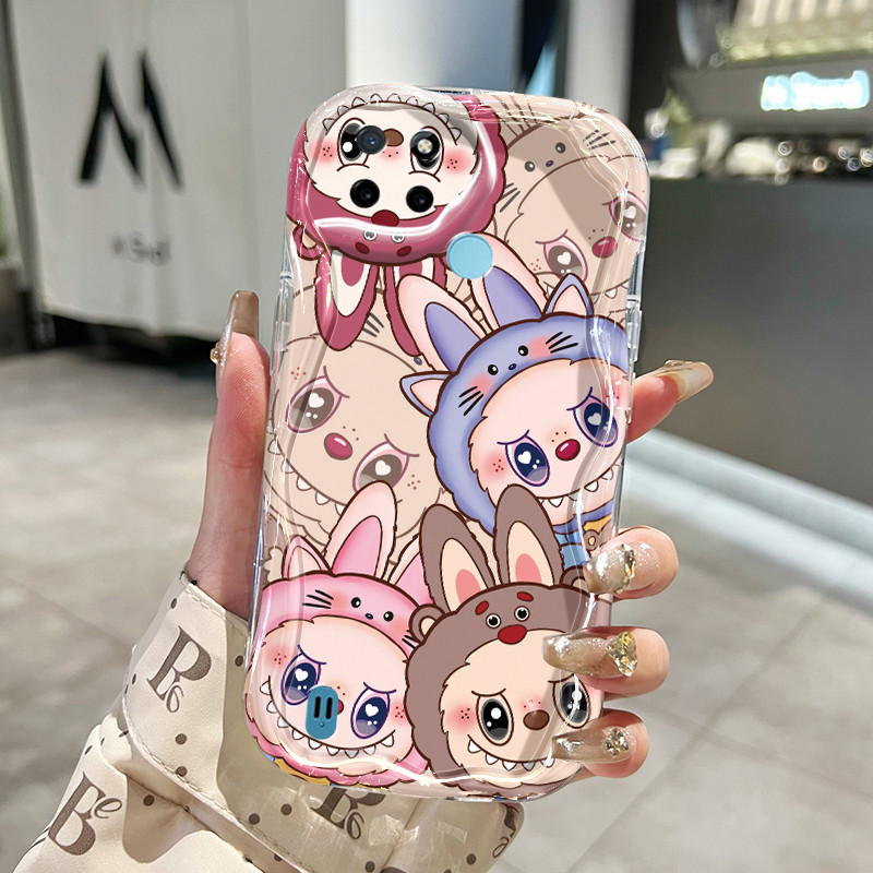 Casing Hp Untuk Realme C21Y Realme C25Y Case HP casing pelindung Softcase ponsel Berwarna Boneka sil