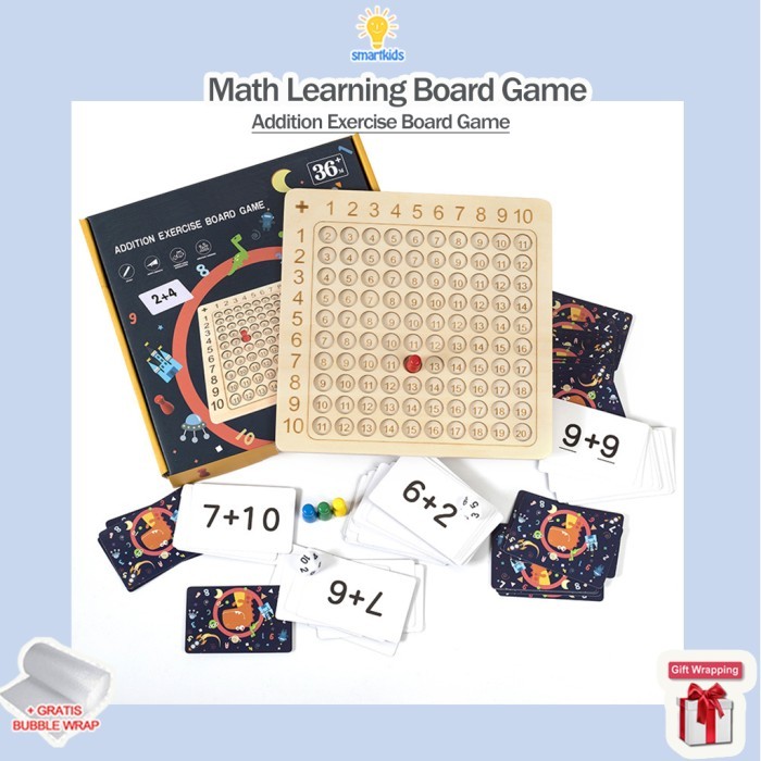 

Baru - Mainan Math Board Game Berhitung Matematika Kali Jumlah Edukasi Anak