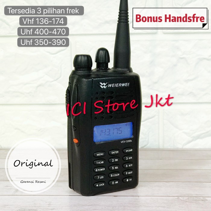 Radio Ht Weierwei Vev 3288S Vhf (Garansi Resmi)