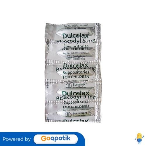 Dulcolax Anak 5 Mg Suppositoria