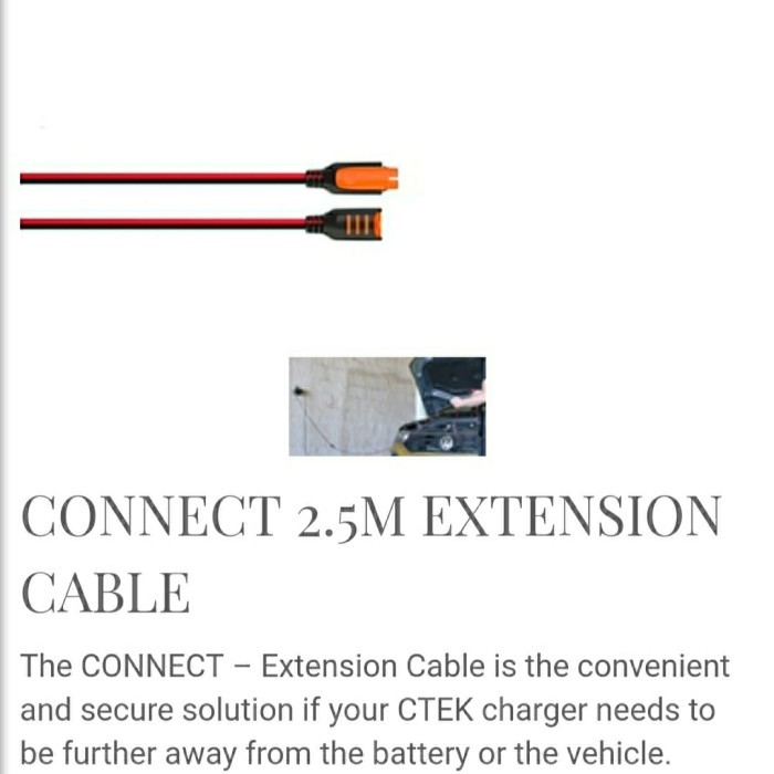 Ctek Connect Extension 2.5 Barangbaru